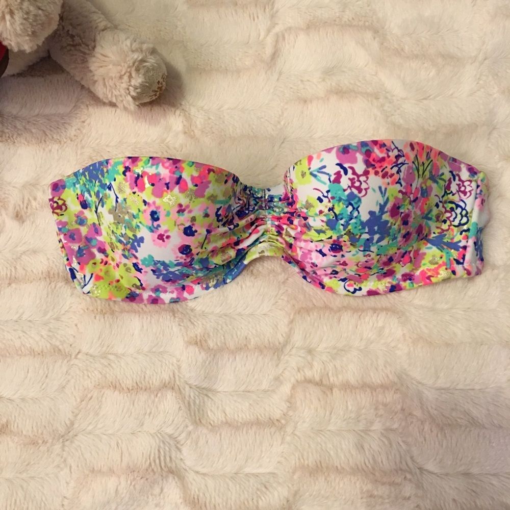 Victoria’s Secret Swim Strapless Bikini Top Sz 32B